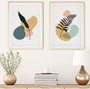 Wallity Huhu124 - Set de 2 Pinturas Decorativas en MDF de 50 x 70 cm